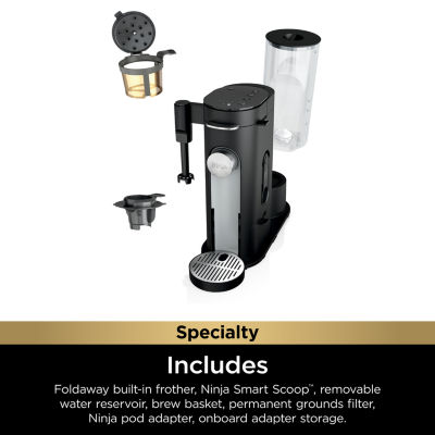 Ninja Single-Serve Pods & Grounds Specialty 3-Cup Coffee Maker