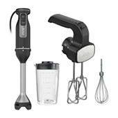 Emeril Lagasse™ Blender & Beyond Plus™ Cordless Rechargeable Immersion  Blender with Variable Speed, Double Beater, Black with Stainless Steel