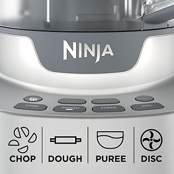 Ninja 12 Cups 1000-Watt Platinum Silver Food Processor in the Food