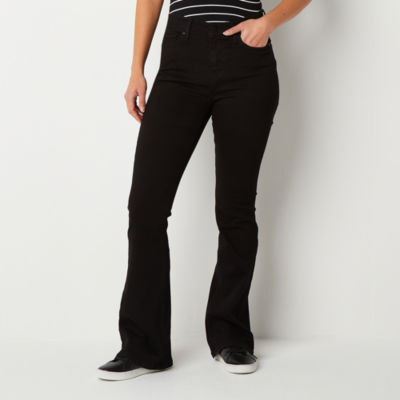 a.n.a Womens High Rise Flare Leg Jean