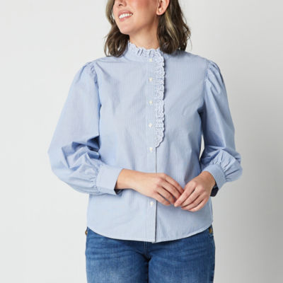 St john's bay outlet women's long sleeve shirts