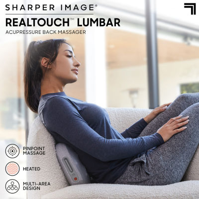 Sharper Image® RealTouch™ Lumbar Acupressure Back Massager