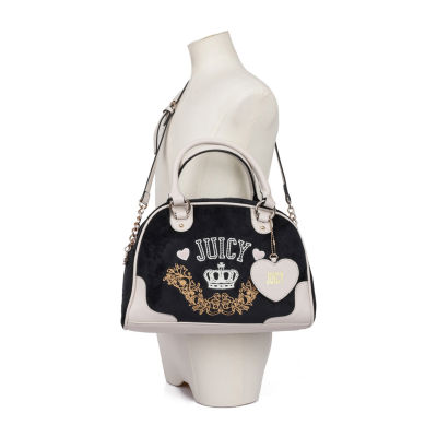 Juicy By Juicy Couture Retro Chic Velour Satchel