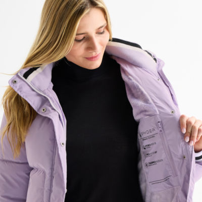 Spyder Womens Hooded Midweight Puffer Jacket