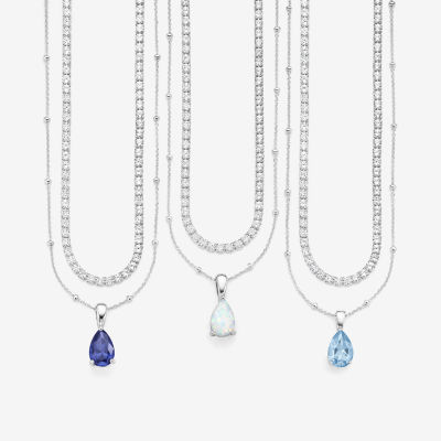 Gemstone 2-pc. Necklace Set