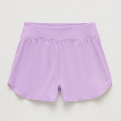 Xersion Little & Big Kid Girls Stretch Fabric Mid Rise Pull-On Short