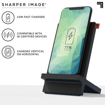 Sharper Image Wireless Qi Charging Dock for Smartphones