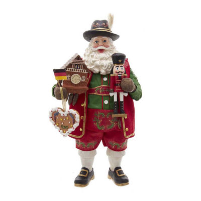 Kurt Adler Plays Music Santa Figurine