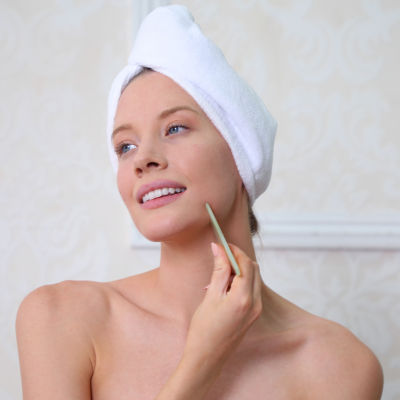 Daily Concepts Jade Gua Sha Facial Tool