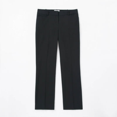 Liz Claiborne Audra Tailored Curvy Womens Straight Mid Rise Trouser