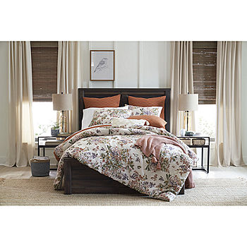 Linden Street Bainbridge 3-pc. Floral Comforter Set, Color: Light Indigo -  JCPenney