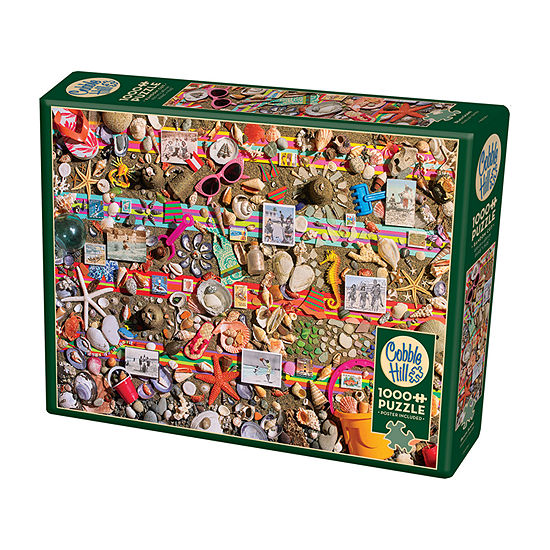 Cobble Hill Beach Scene Jigsaw Puzzle 1000 Pieces