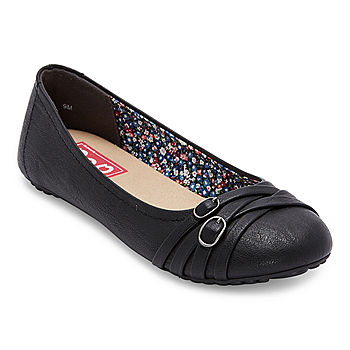 Nelly Ballet Flats, Black - JCPenney