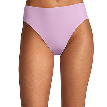 Bali Comfort Revloution Modern Seamless Lace Trim High Cut Panty - JCPenney