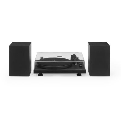 Crosley C62 Shelf System with External Full-Range Stereo Speakers