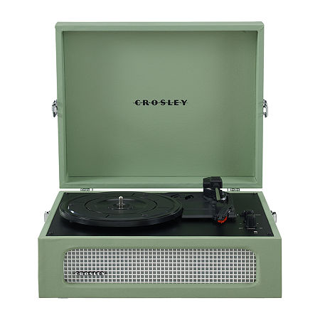 Crosley Voyager Turntable With Built-in Full-Range Stereo Speakers, One Size, Green