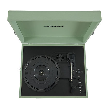 Crosley Voyager Turntable With Built-in Full-Range Stereo Speakers, One Size, Green