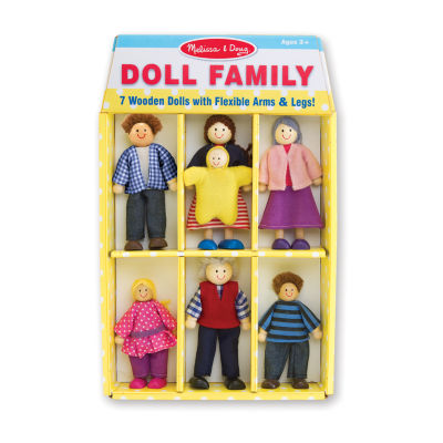 Melissa & Doug Doll Family Toy Playset