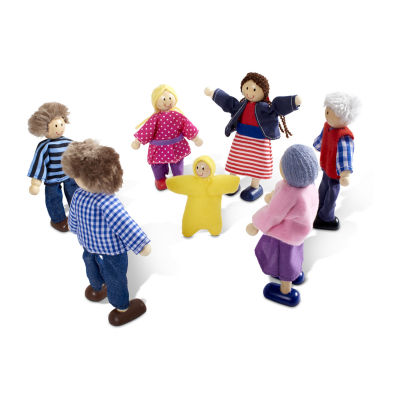 Melissa & Doug Doll Family Toy Playset