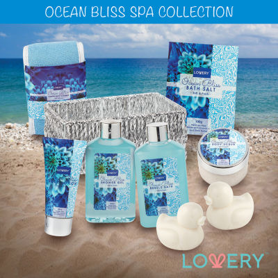 LOVERY™ Ocean Bliss Bath Set - 10pc Home Spa Kit