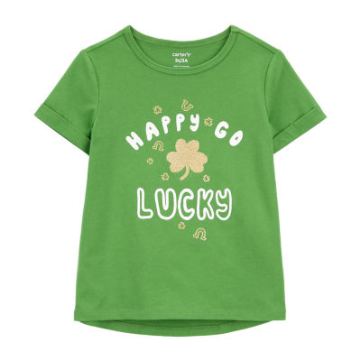 Carter's Toddler Girls Crew Neck Short Sleeve Graphic T-Shirt