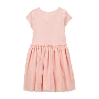 Carter's Little & Big Girls Short Sleeve Fitted A-Line Dress