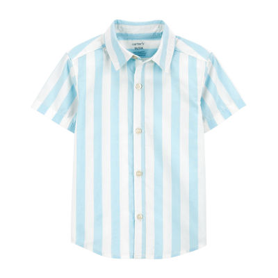 Carter's Toddler Boys Short Sleeve Button-Down Shirt