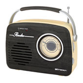 QFX AM/FM/ SW1-2 Radio Cassette BoomBox with Bluetooth, Handle & Upconvert  Features for Tapes to USB, Color: Black - JCPenney