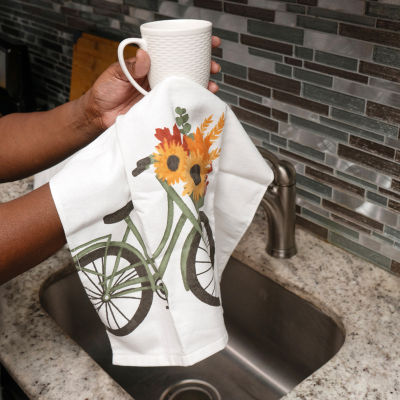 Ritz Sunflower Bike 3-pc. Kitchen Towels