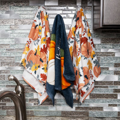 Ritz Grateful Pumpkin 3-pc. Kitchen Towels