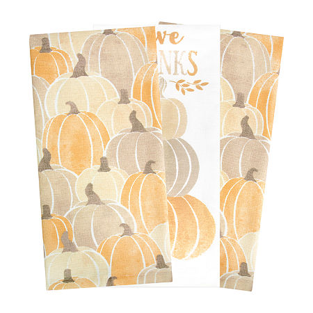 Ritz Pumpkin Patch 3-pc. Towels + Dish Cloths, One Size, Orange
