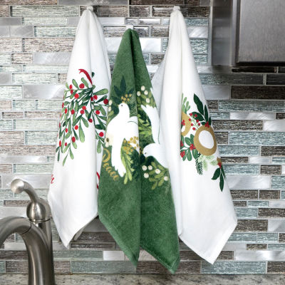 Ritz Christmas Bouquet 3-pc. Kitchen Towels