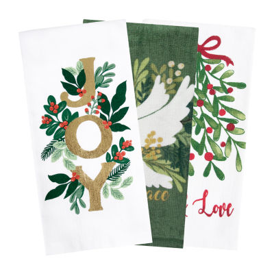 Ritz Christmas Bouquet 3-pc. Kitchen Towels