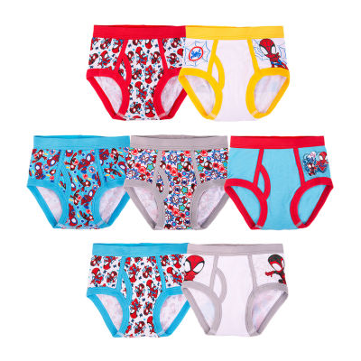 Toddler Boys Spiderman 7 Pack Briefs Tbup5384