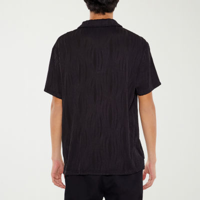 Forever 21 Mens Short Sleeve Textured Polo Shirt