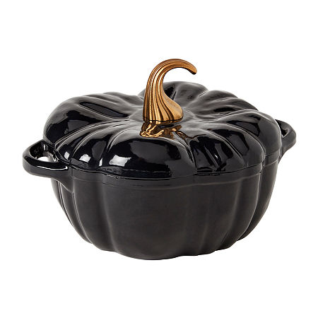 Smith & Clark Cast Iron Pumpkin Harvest 2-qt. Dutch Oven, One Size, Black