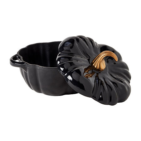 Smith & Clark Cast Iron Pumpkin Harvest 2-qt. Dutch Oven, One Size, Black