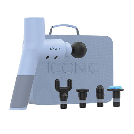 Iconic Percussion Massage Gun, One Size, Blue