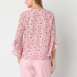 Black Label By Evan Picone 3/4 Sleeve Tops for Women - JCPenney