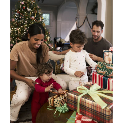Carter's Family Matching Holiday Toddler Unisex Rib Round Neck Long Sleeve 2-pc. Matching Family Pajama Sets
