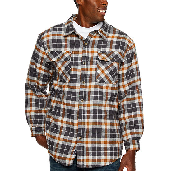 Smith's Sherpa Lined Flannel Shirt Jacket