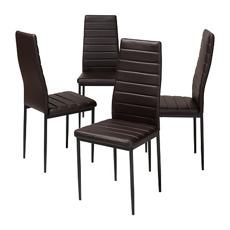 Armand 4-pc. Dining Chair, One Size, Brown