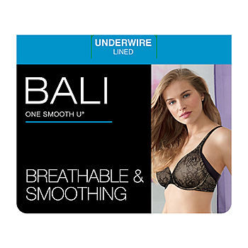 Bali NWT 6548 Smoothing Beige Lace Convertible Underwire Bra 36DD