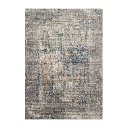 Loloi Teagan Abstract Indoor Rectangular Accent Rug, One Size, Blue