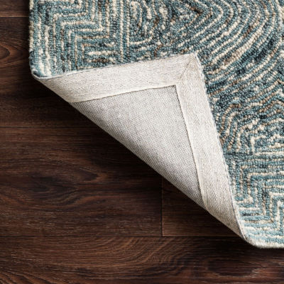 Loloi Ziva Abstract Hand Tufted Indoor Rectangular Accent Rug