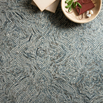 Loloi Ziva Abstract Hand Tufted Indoor Rectangular Accent Rug