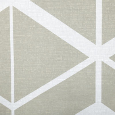 Home Expressions Allister Print Diamond Geo Grommet Top Energy Saving 100% Blackout Single Curtain Panel