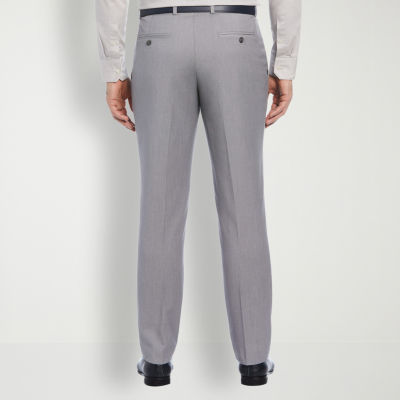 Savane Mens Straight Fit Flat Front Pant