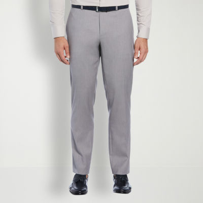 Savane Mens Straight Fit Flat Front Pant