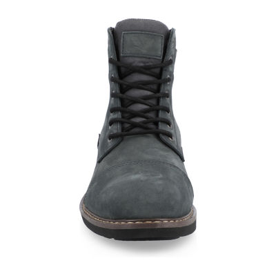 Territory Mens Yukon Block Heel Lace Up Boots